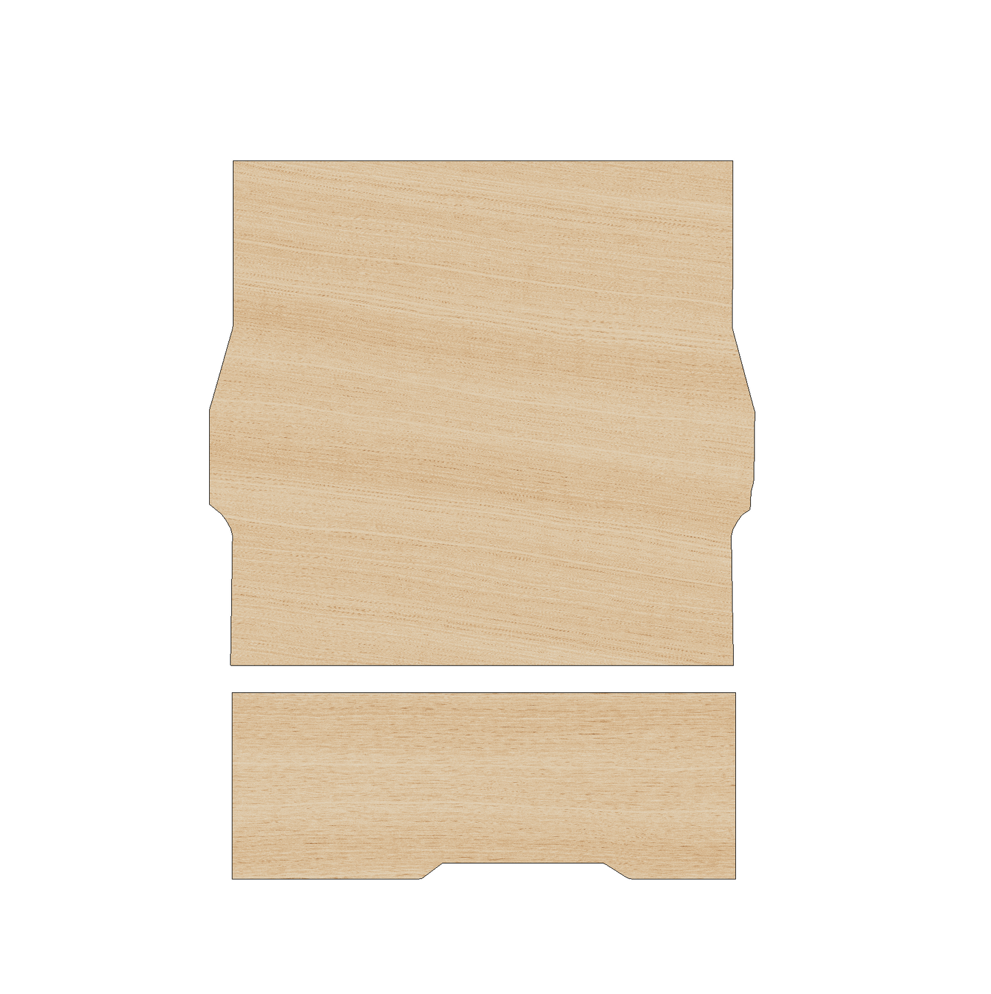 Citroen Berlingo 2008-2018 SWB Two Sliding Door - Floor Ply Lining Kit