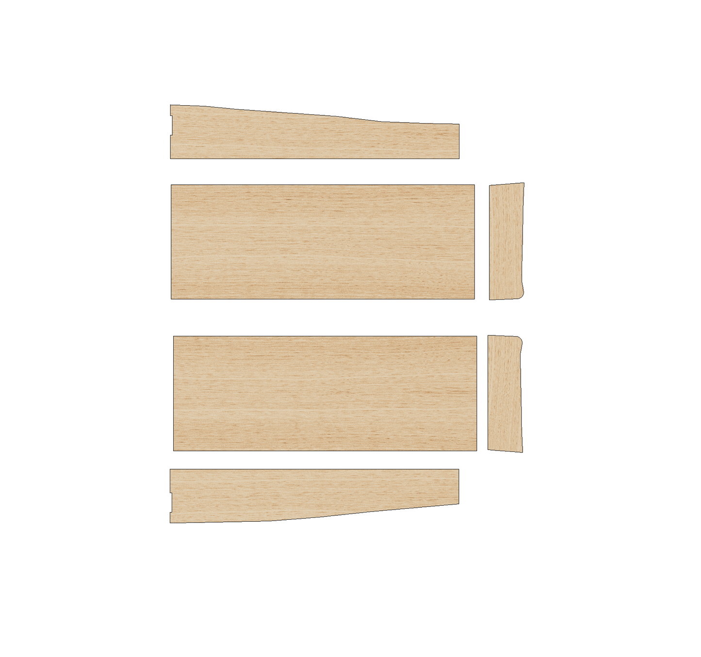Citroen Dispatch 2016-Present MWB - Wheel Boxes Ply Lining Kit