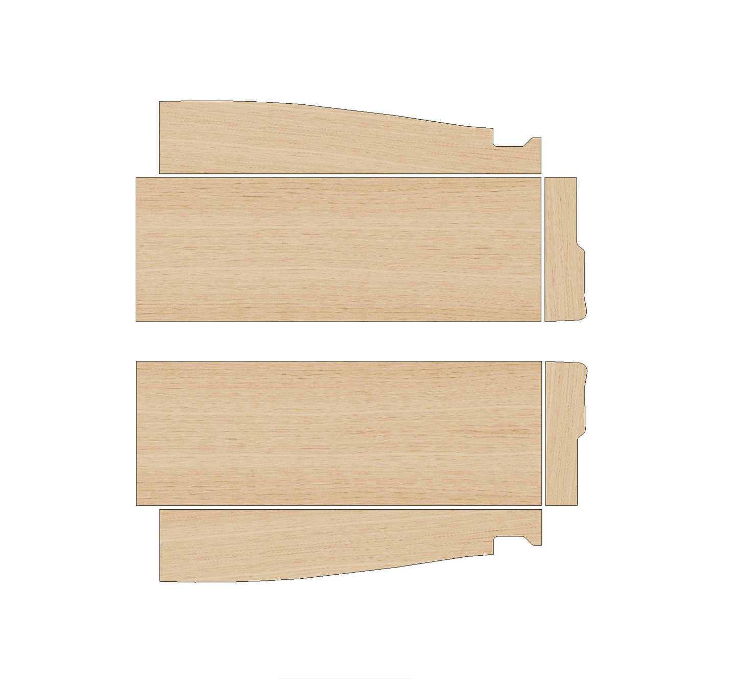 Citroen Dispatch 2016-Present SWB - Wheel Boxes Ply Lining Kit