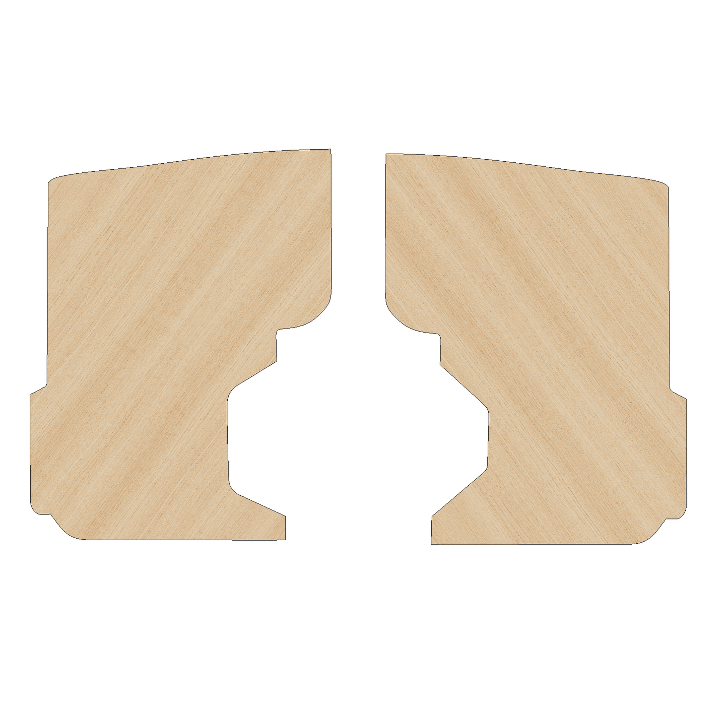 Fiat Doblo 2010-2022 SWB No Sliding Doors - Side Panels Ply Lining Kit