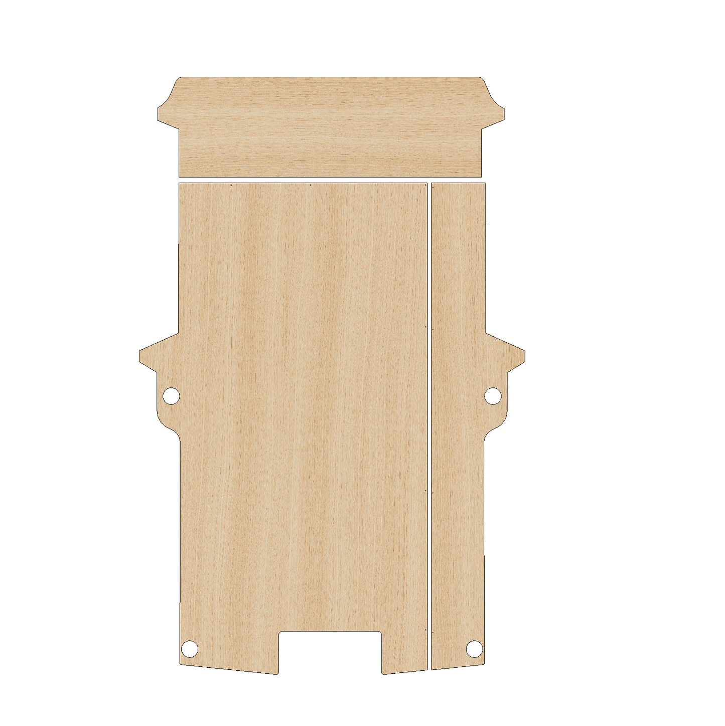 Fiat Scudo 2022-Present MWB - Floor Ply Lining Kit