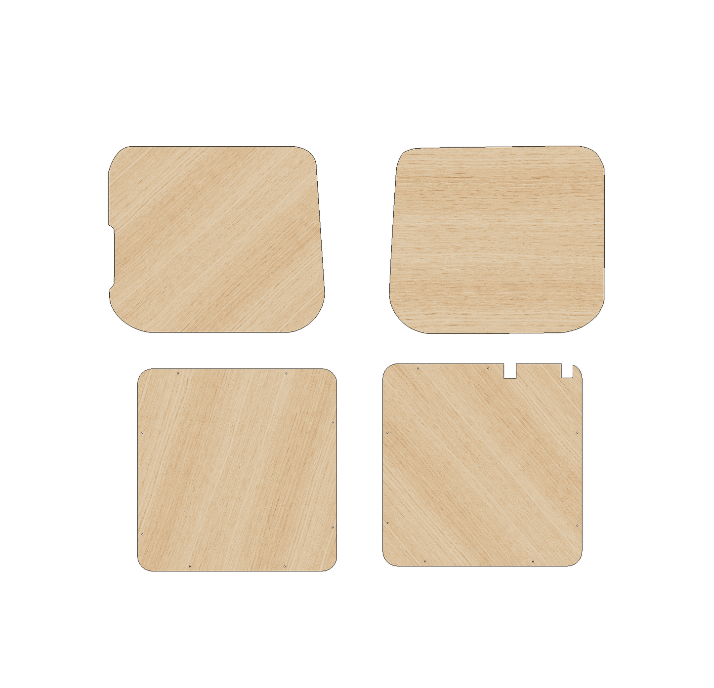 Ford Transit 2000-2014 SWB RWD - Rear Door Panels Ply Lining Kit