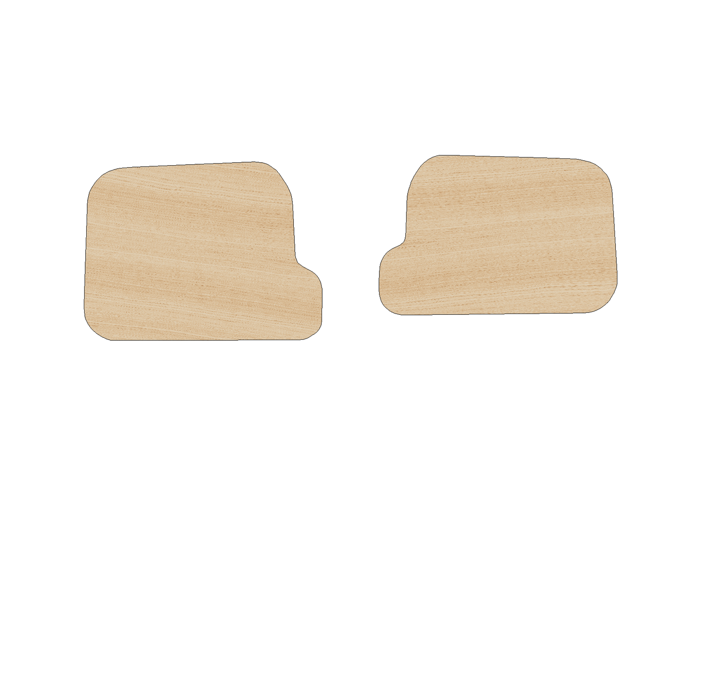 Ford Transit 2014-Present MWB FWD - Rear Door Panels Ply Lining Kit