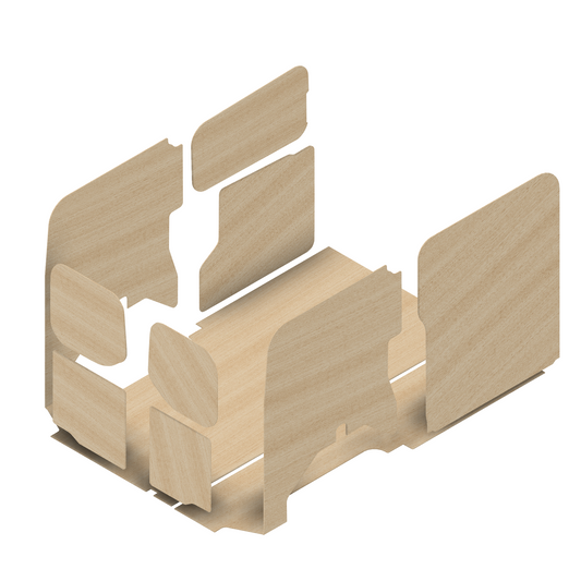 Ford Transit Custom 2013-2023 - Full Ply Lining Kit
