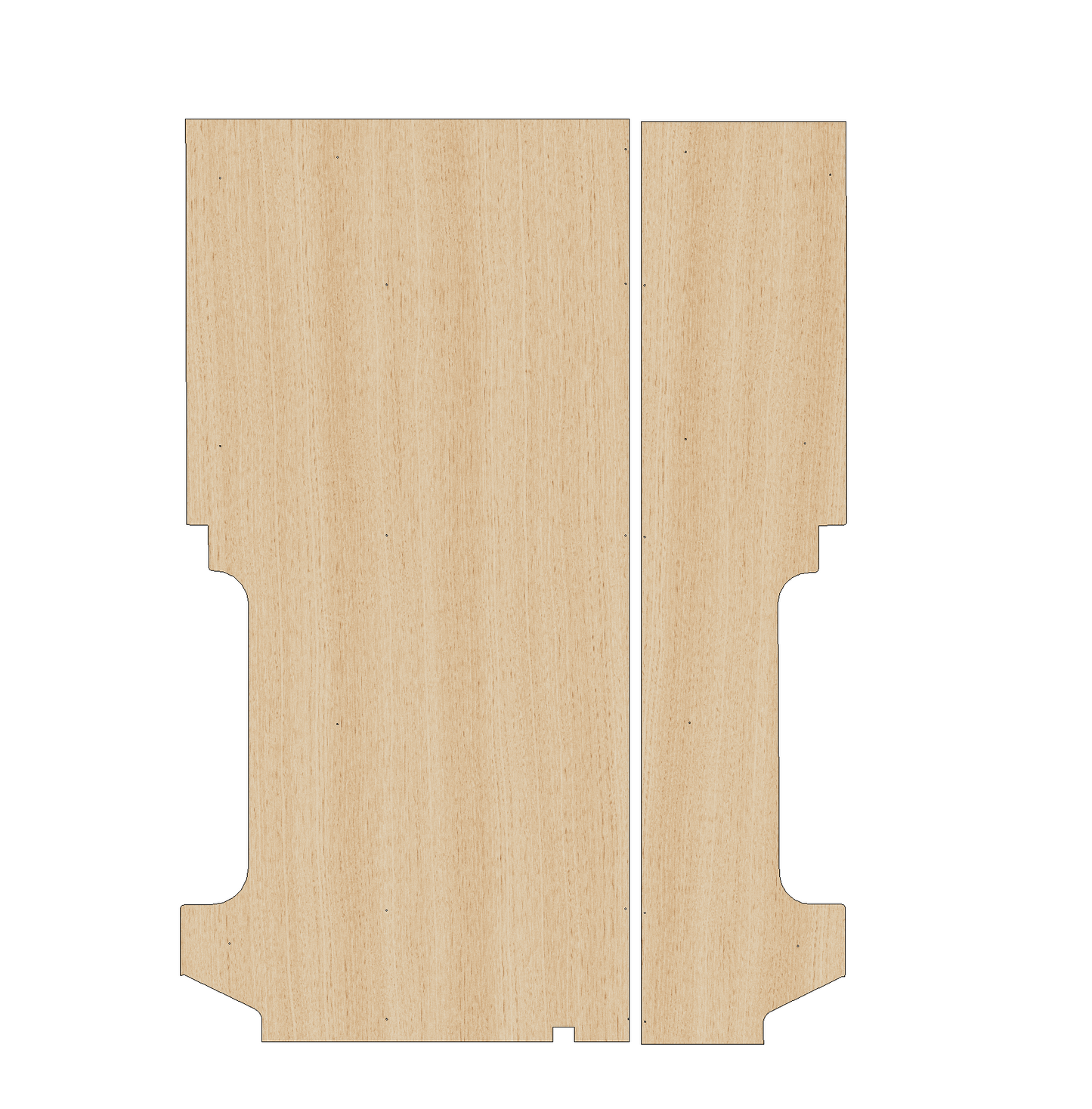 Ford Transit Custom 2013-2023 SWB - Floor Ply Lining Kit
