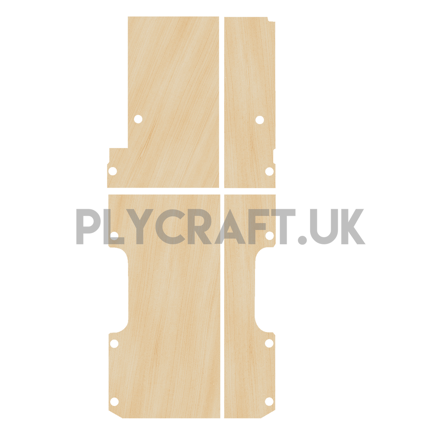 Mercedes Sprinter 2006-17 LWB - Floor Ply Lining Kit