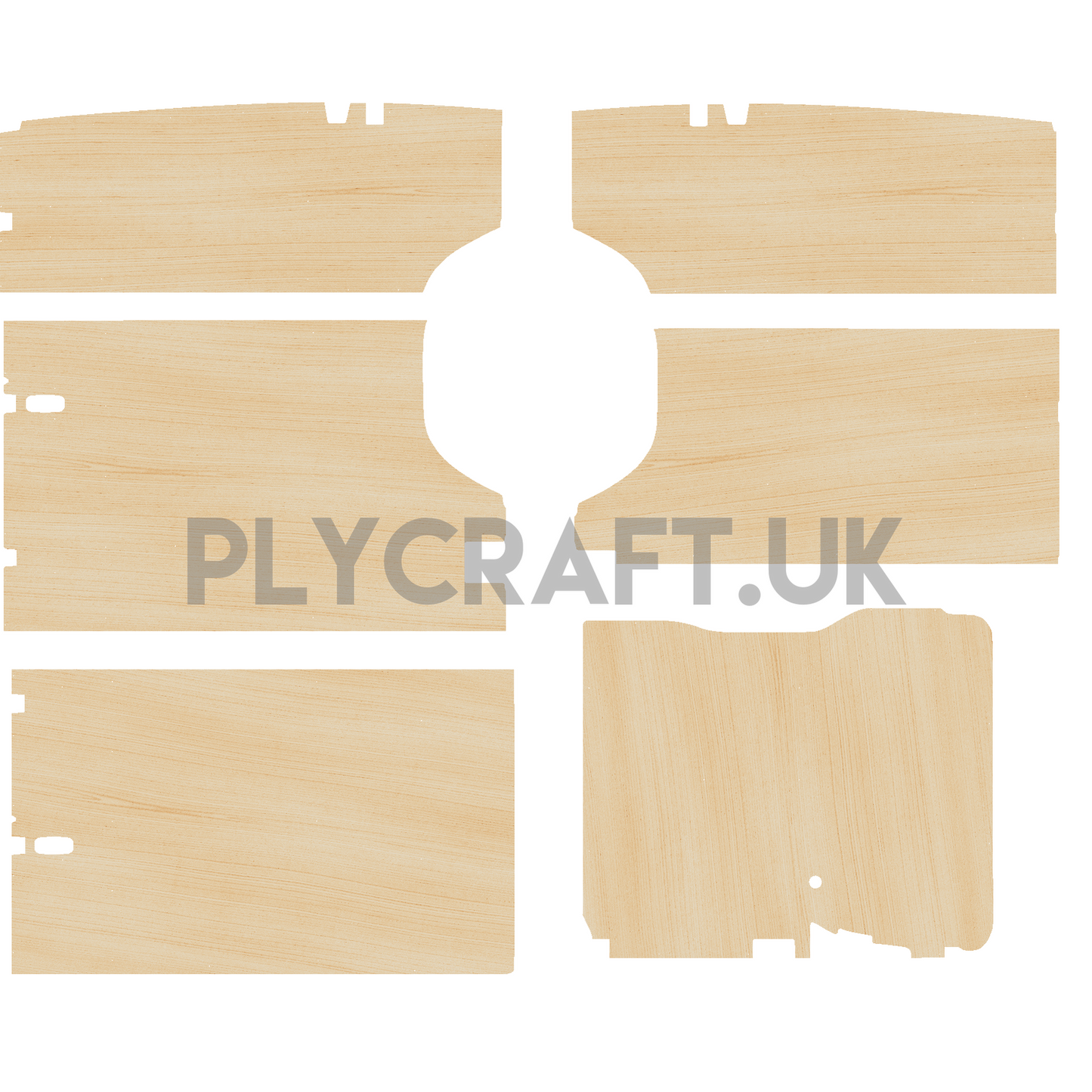 Mercedes Sprinter 2006-17 MWB Standard Height - Side Panels Ply Lining Kit