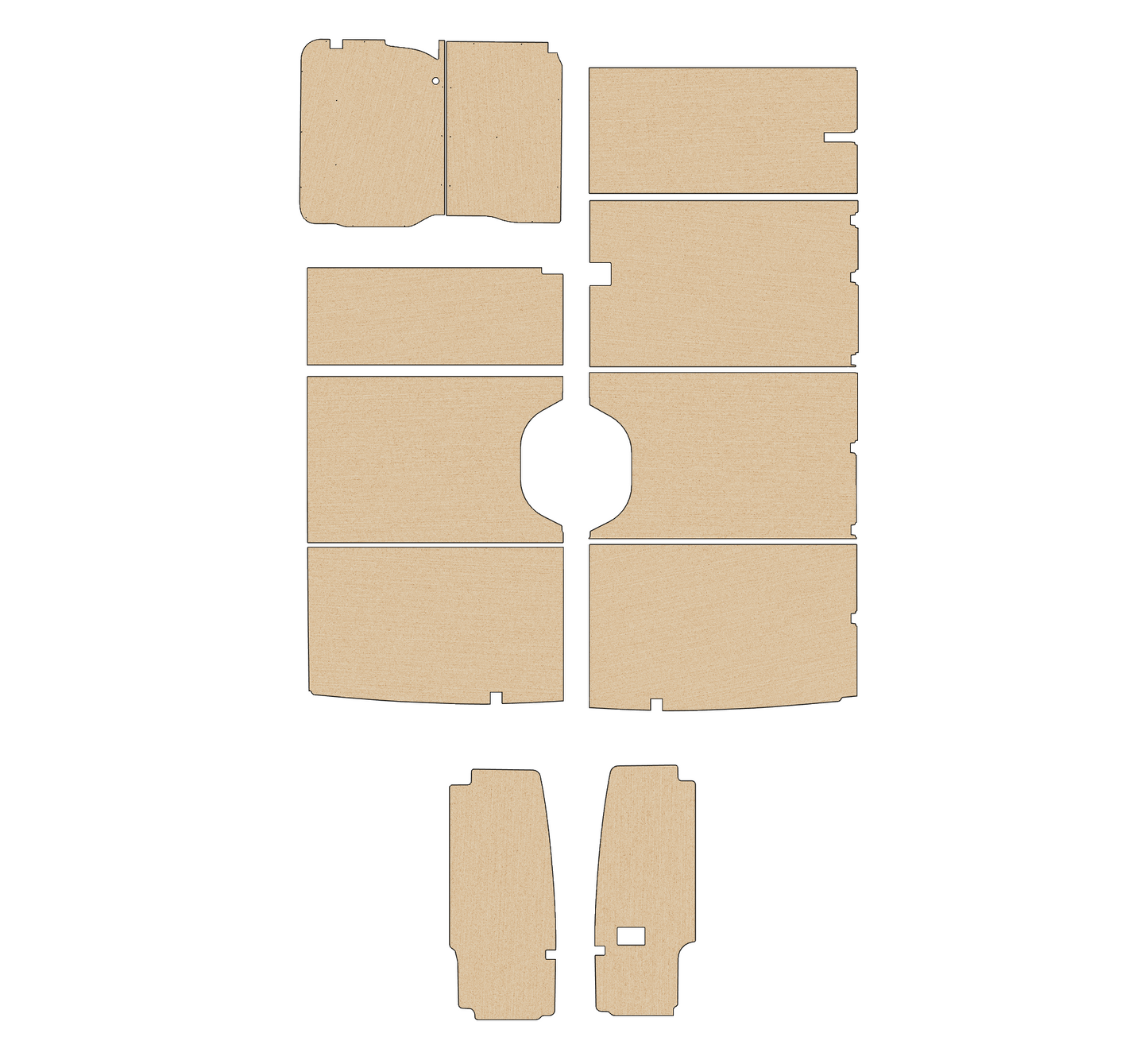 Volkswagen Crafter 2006-17 - Full Ply Lining Kit