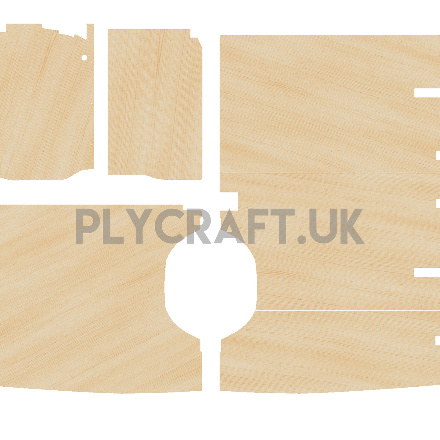 Mercedes Sprinter 2018-Present MWB RWD - Side Panels Ply Lining Kit
