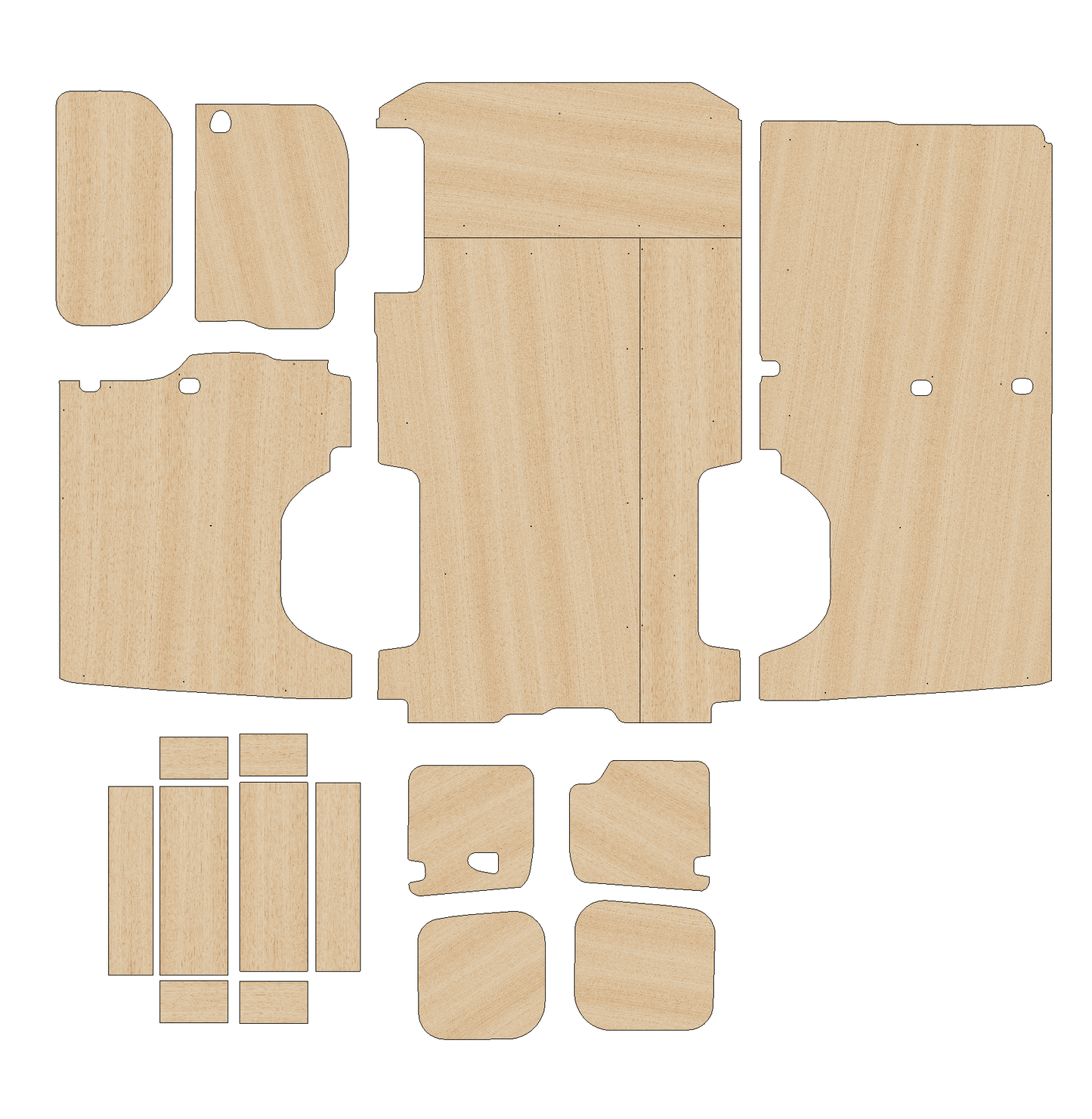 Renault Traffic 2014-Present - Full Ply Lining Kit