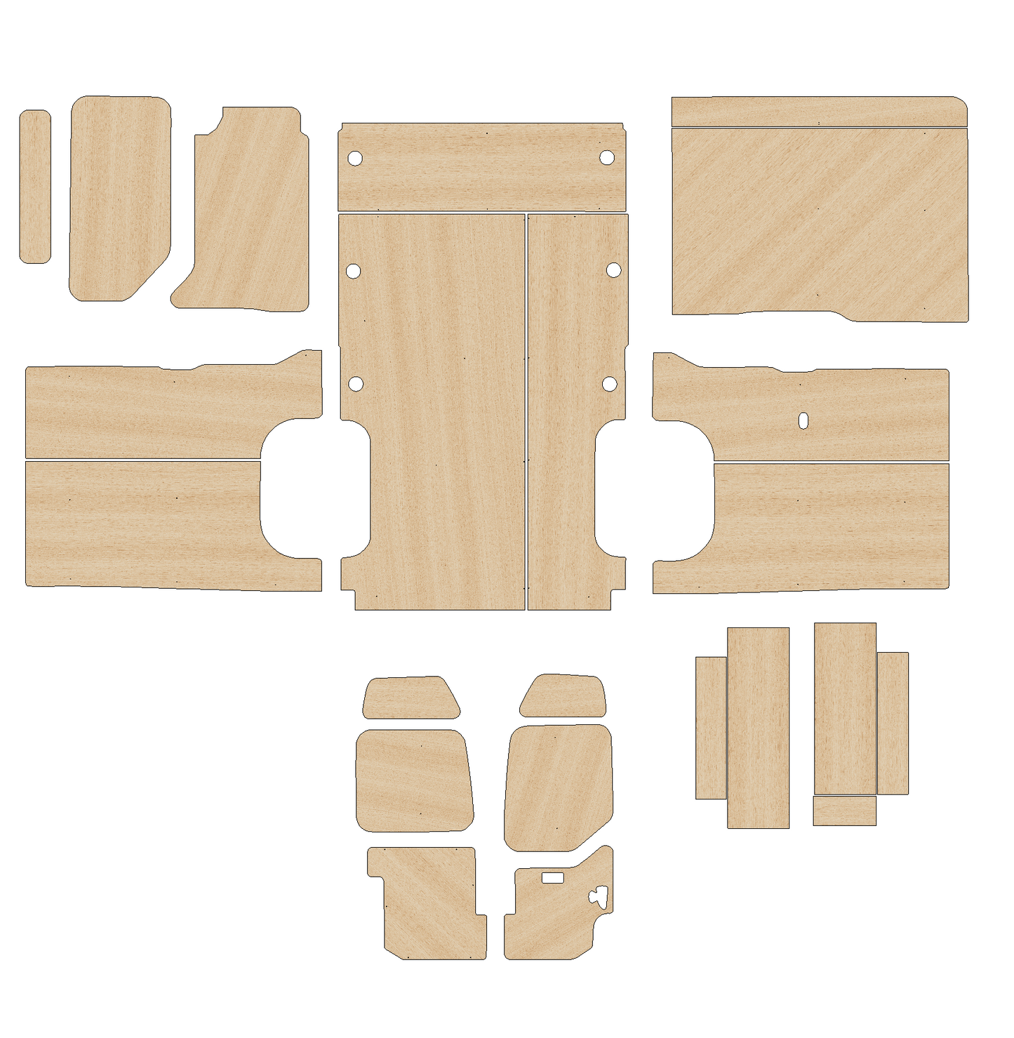 Nissan NV400/Interstar 2010-2024 - Full Ply Lining Kit