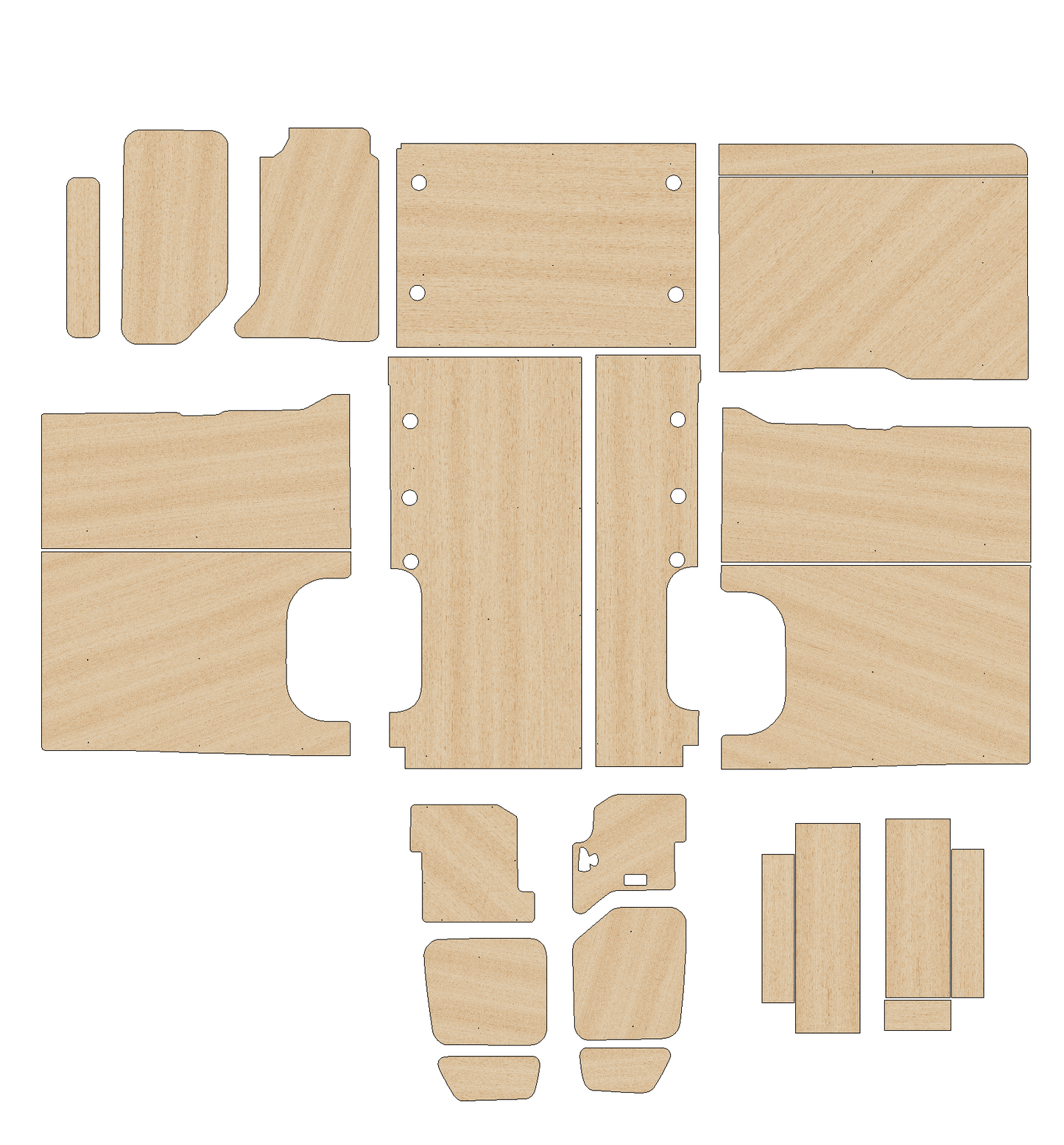 Nissan NV400/Interstar 2010-2024 - Full Ply Lining Kit