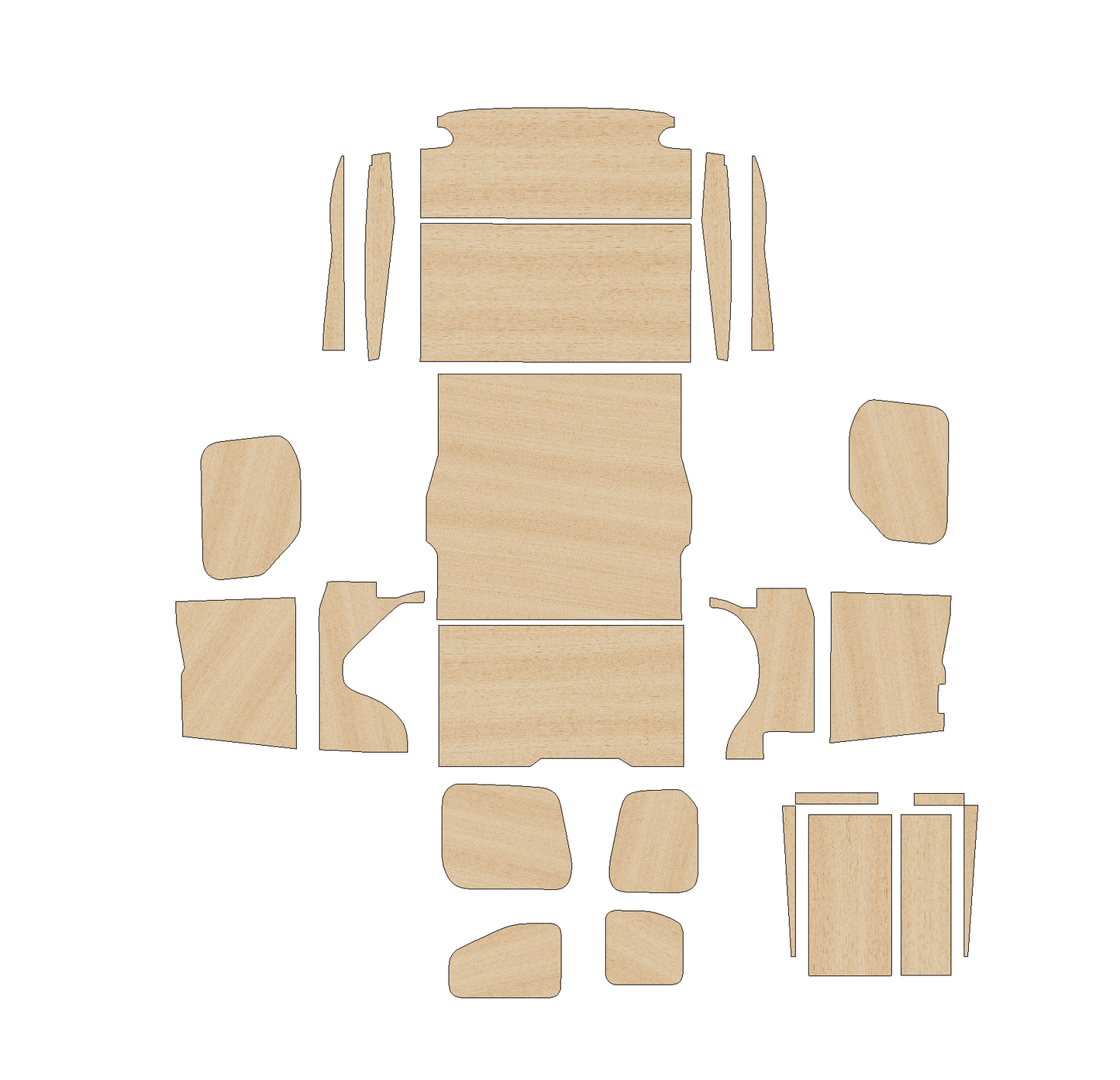 Peugeot Partner 2008-2018 - Full Ply Lining Kit