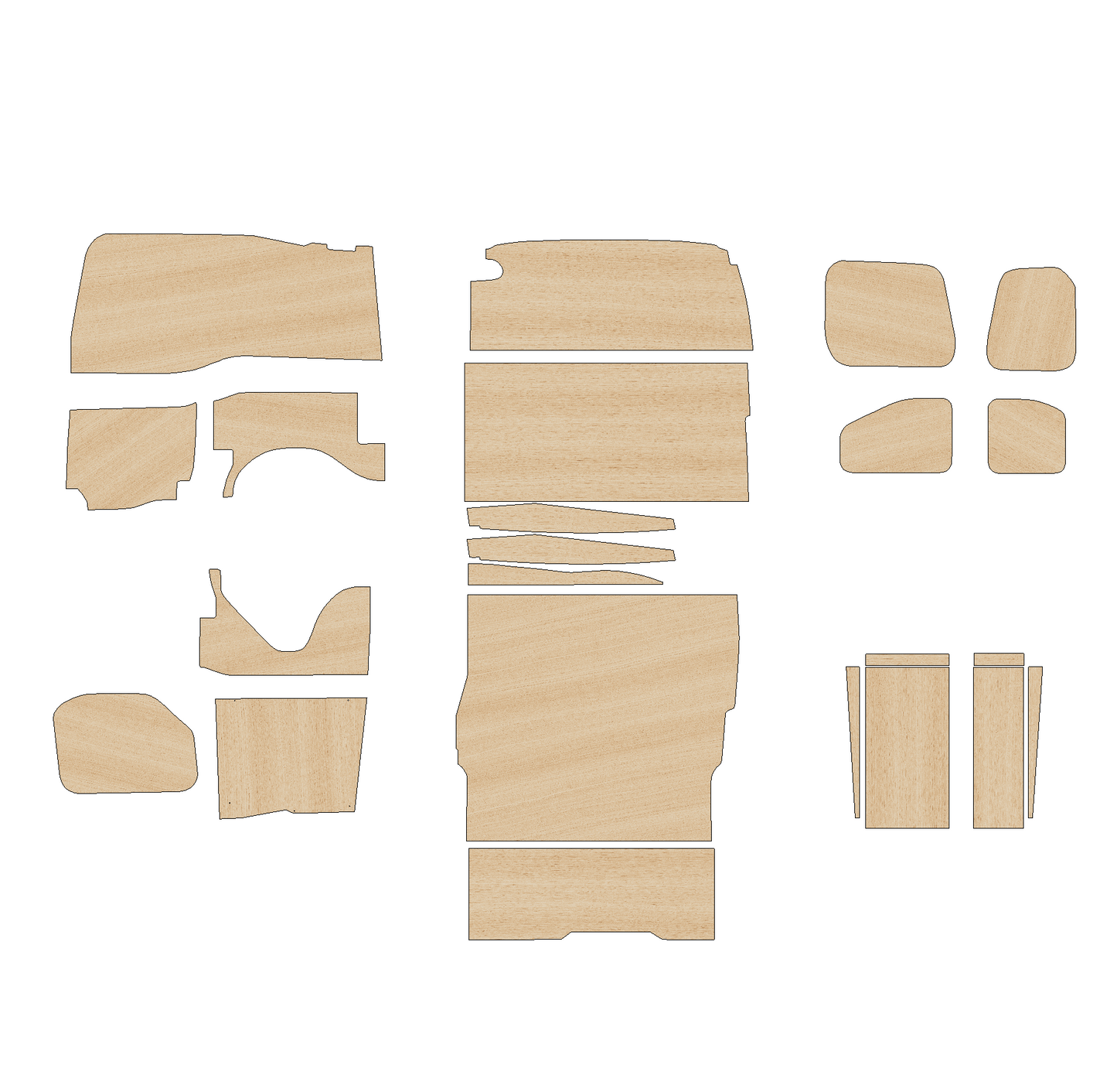 Peugeot Partner 2008-2018 - Full Ply Lining Kit
