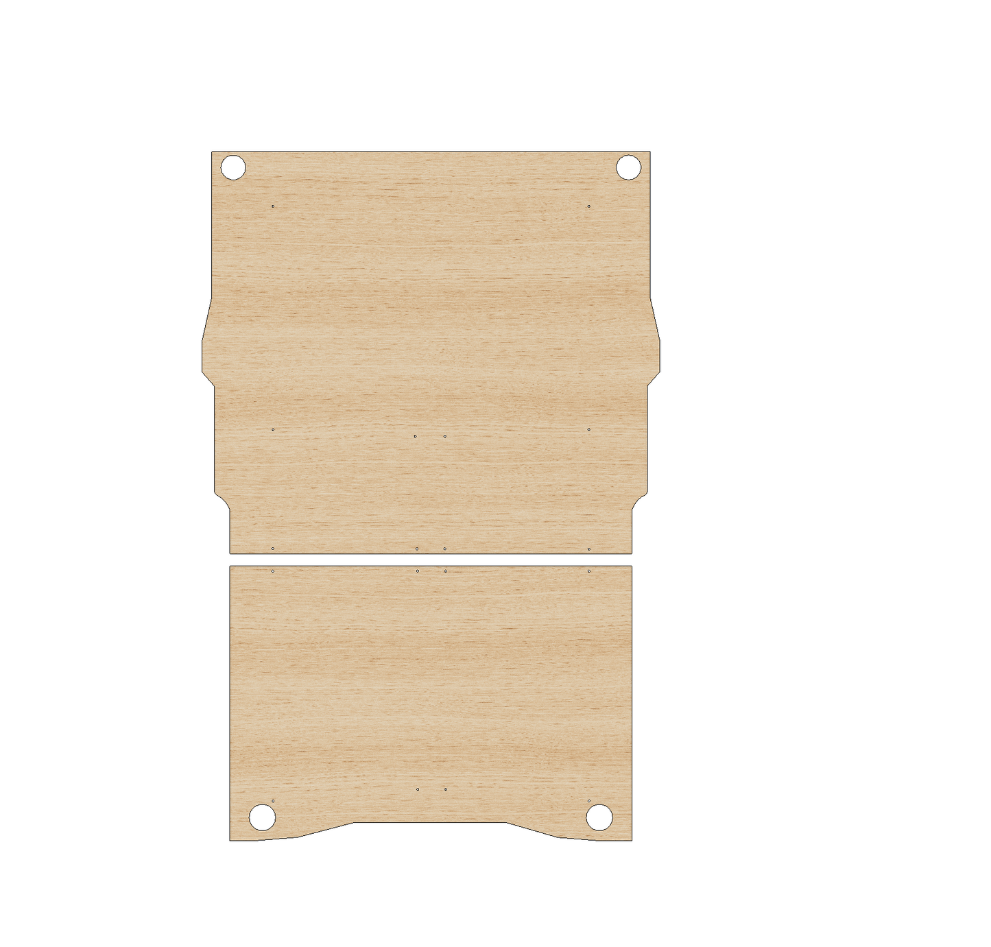 Peugeot Partner 2018 - Present LWB Two Sliding Door - Floor Ply Lining Kit