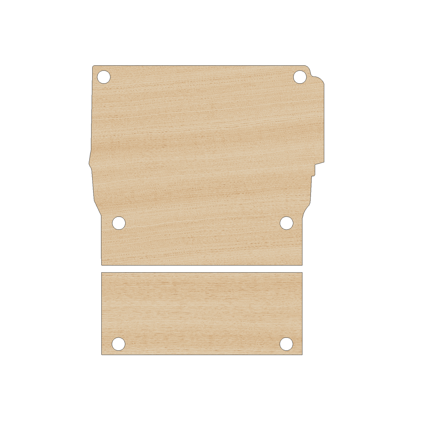 Peugeot Partner 2018 - Present SWB - Floor Ply Lining Kit