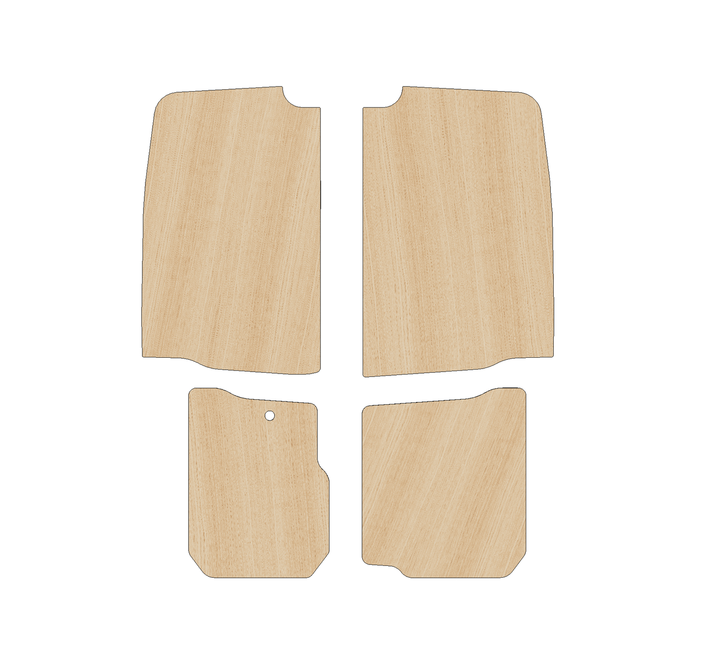 Iveco Daily | H2 | 2014 - Present | Rear Door Panels Ply Lining Kit
