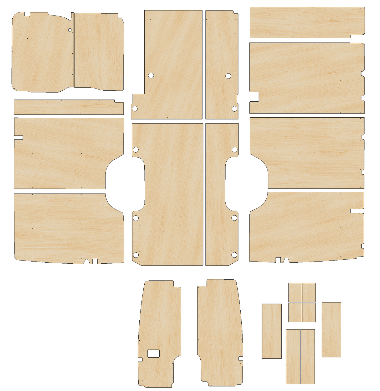 Volkswagen Crafter 2006-17 - Full Ply Lining Kit