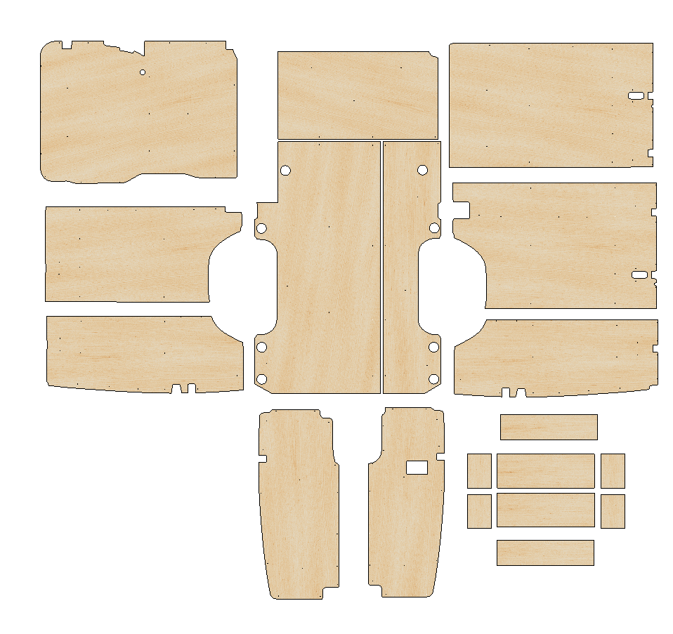 Volkswagen Crafter 2006-17 - Full Ply Lining Kit