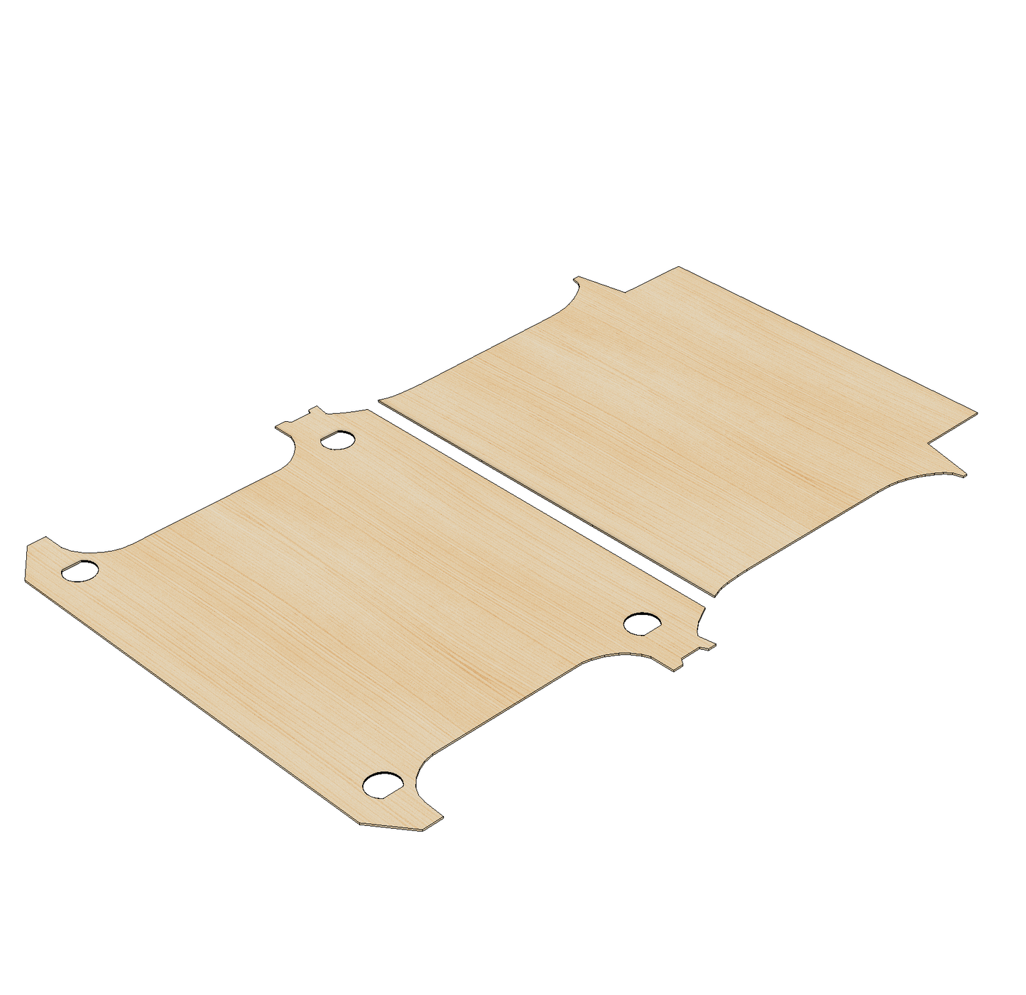 Mercedes Vito 2014 - Present L1 SWB (Compact) - Floor Ply Lining Kit