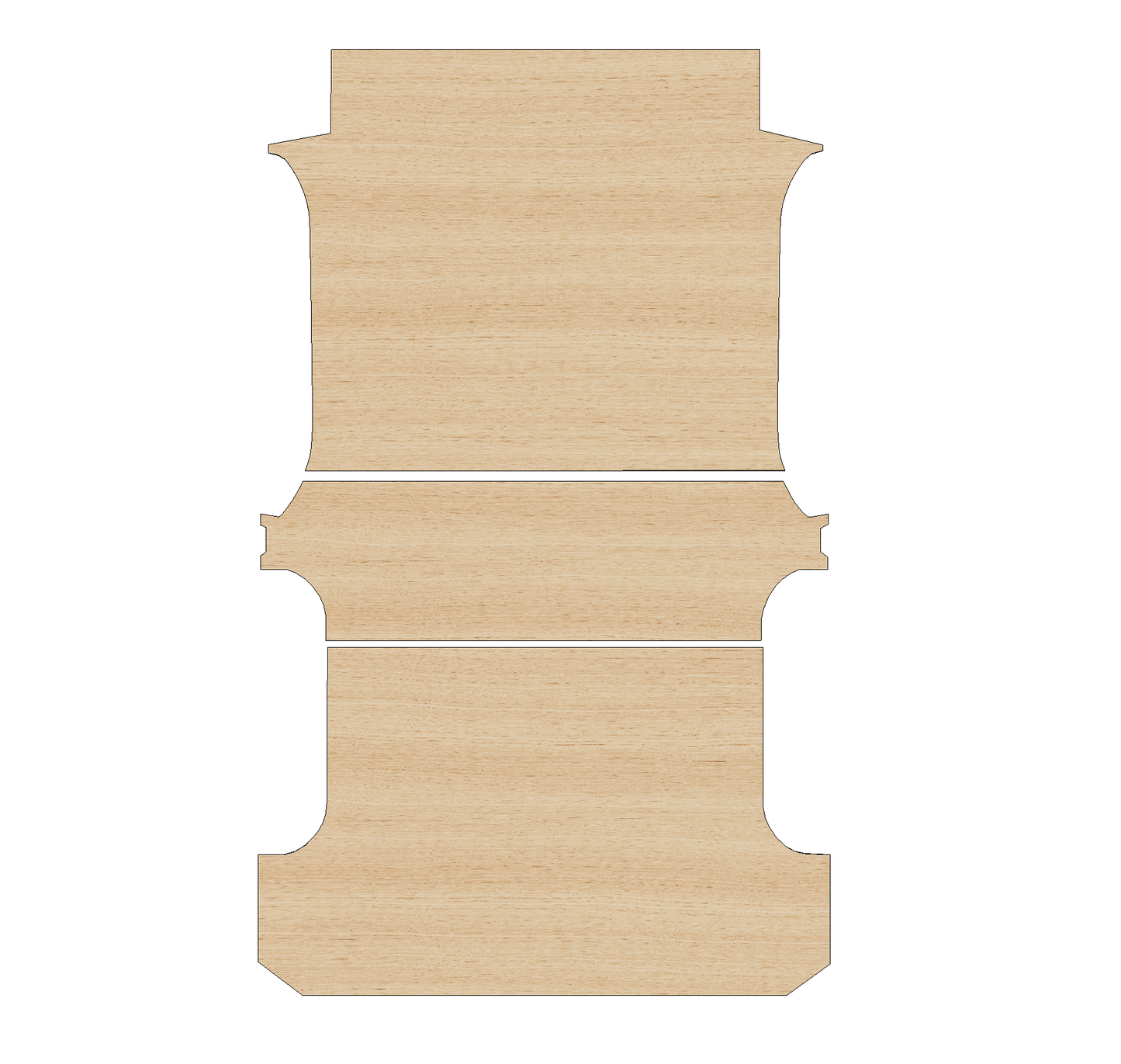 Mercedes Vito 2014 - Present L2 Long (MWB) - Floor Ply Lining Kit