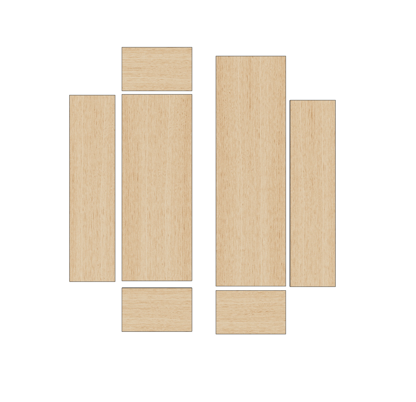 Maxus (Weststar, LDV) V80 2011-Present LWB - Wheel Boxes Ply Lining Kit