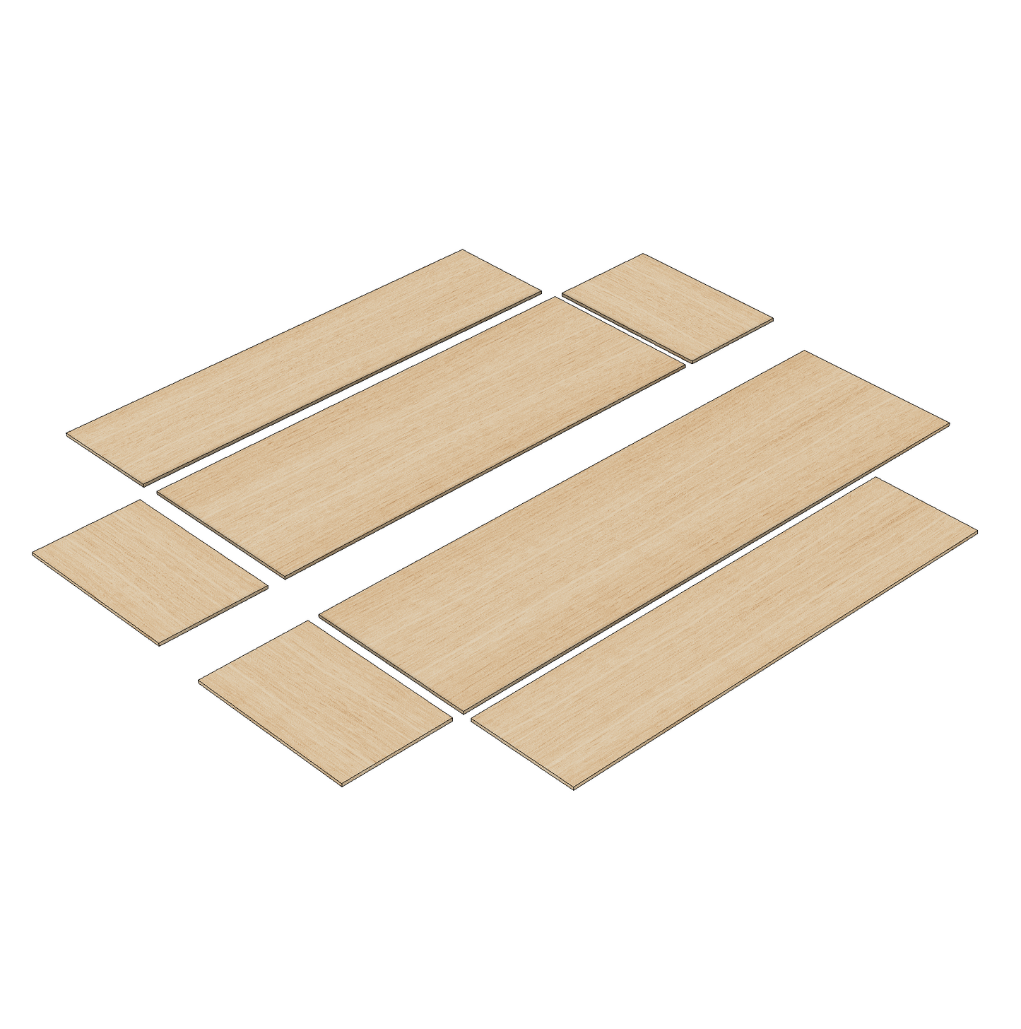 Maxus (Weststar, LDV) V80 2011-Present LWB - Wheel Boxes Ply Lining Kit