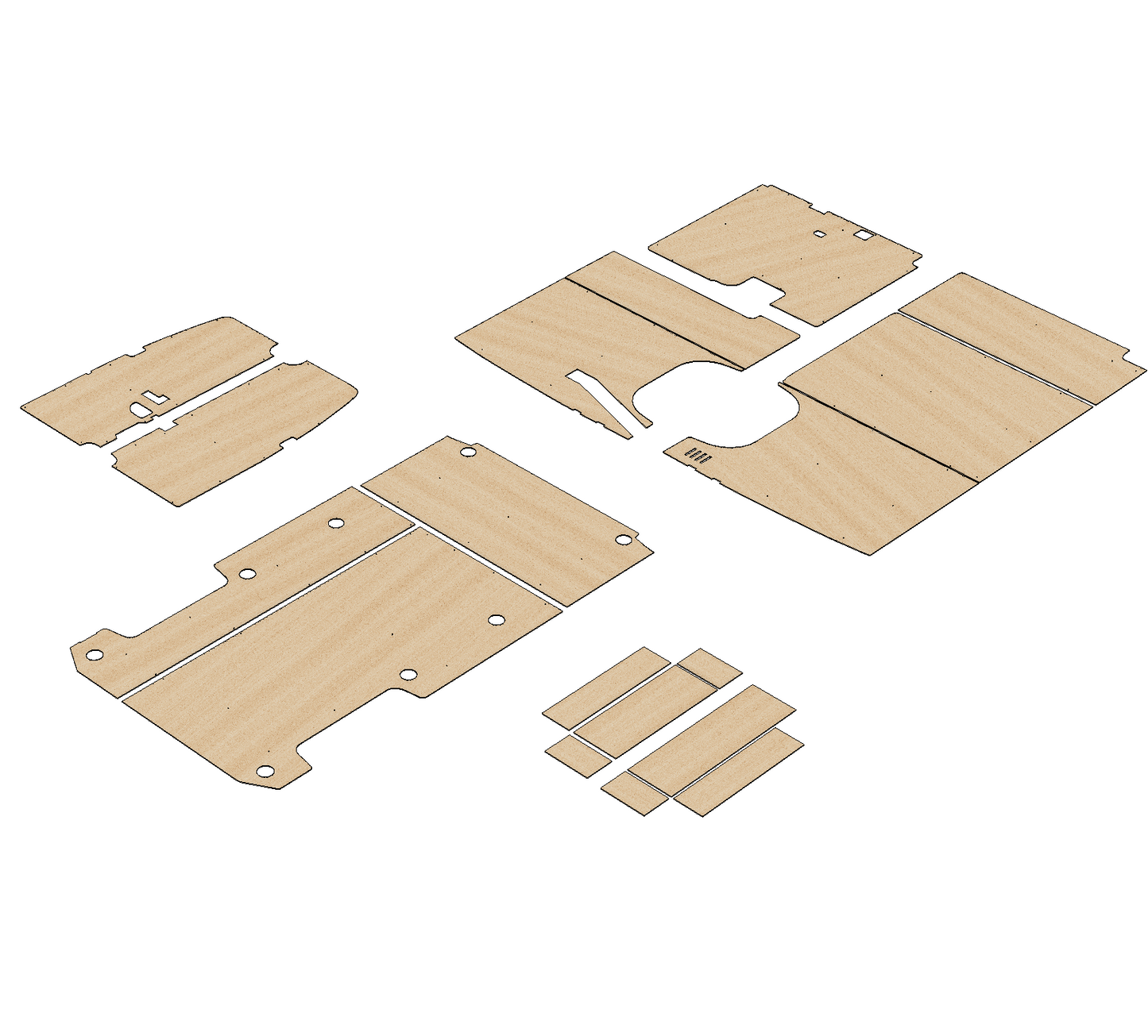 Maxus (Weststar, LDV) V80 2011-Present - Full Ply Lining Kit