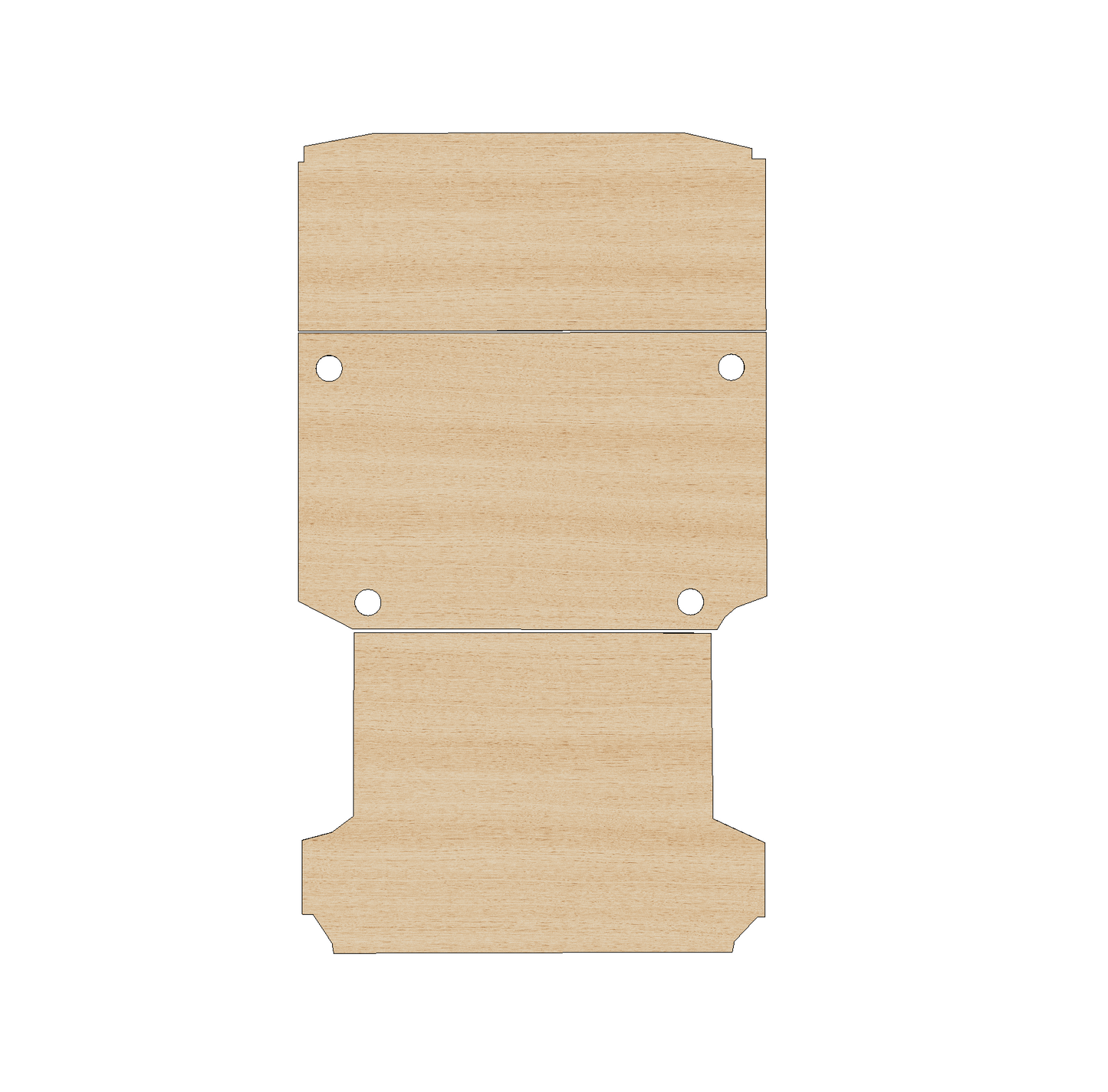 Nissan Interstar 2025-Present MWB L2 - Floor Ply Lining Kit