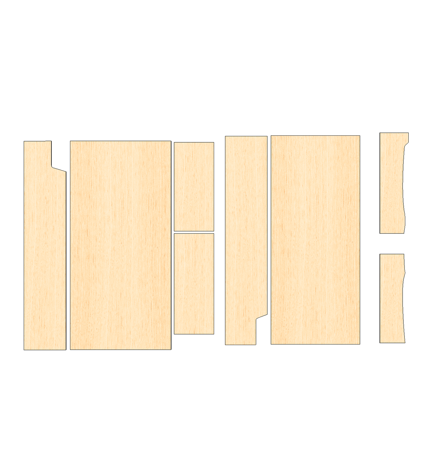 Peugeot Expert 2006-2016 SWB - Wheel Boxes Ply Lining Kit