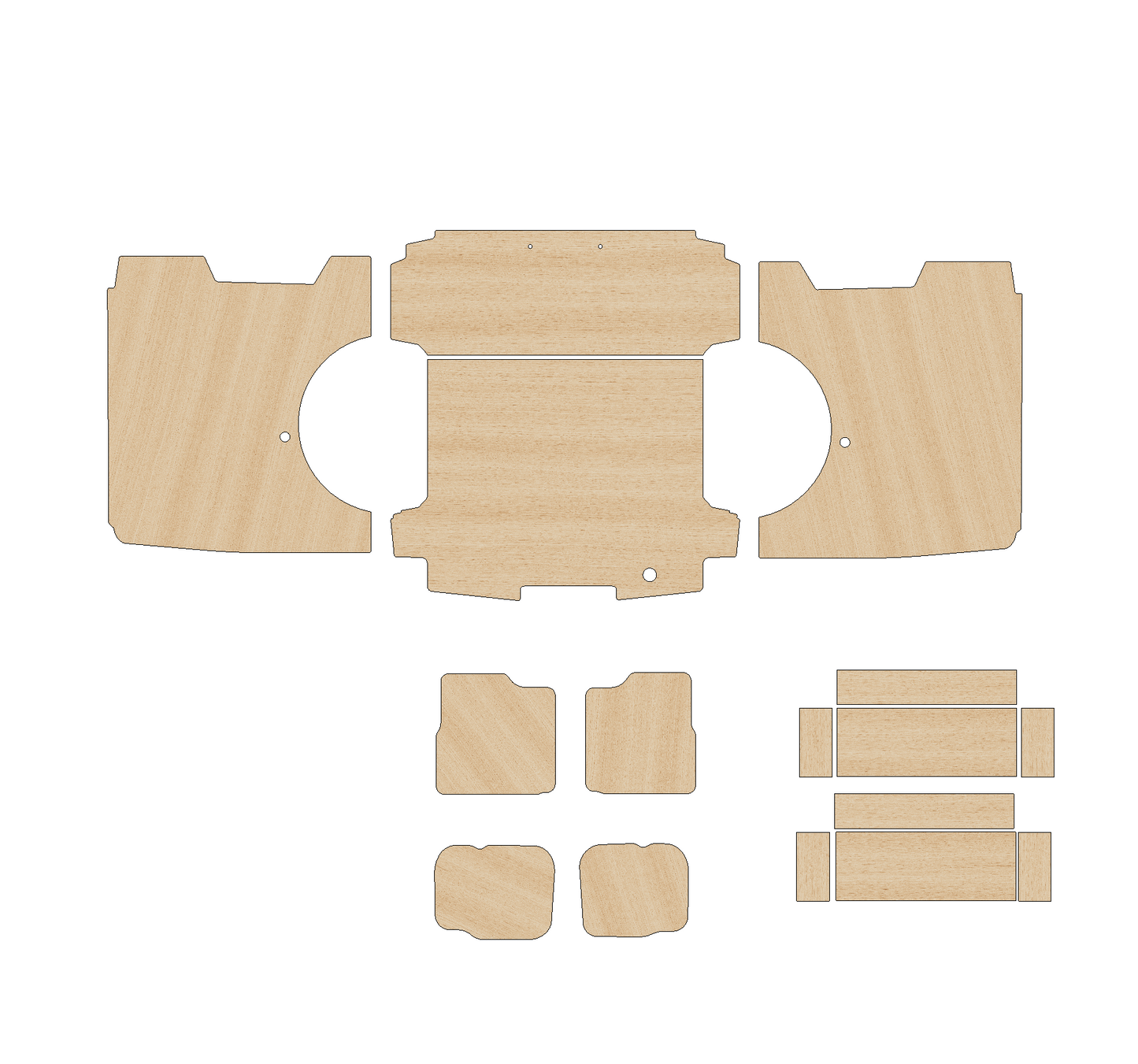 Volkswagen Transporter Kombi (DCIV - Double Crew Cab) 2023 - Present - Full Ply Lining Kit