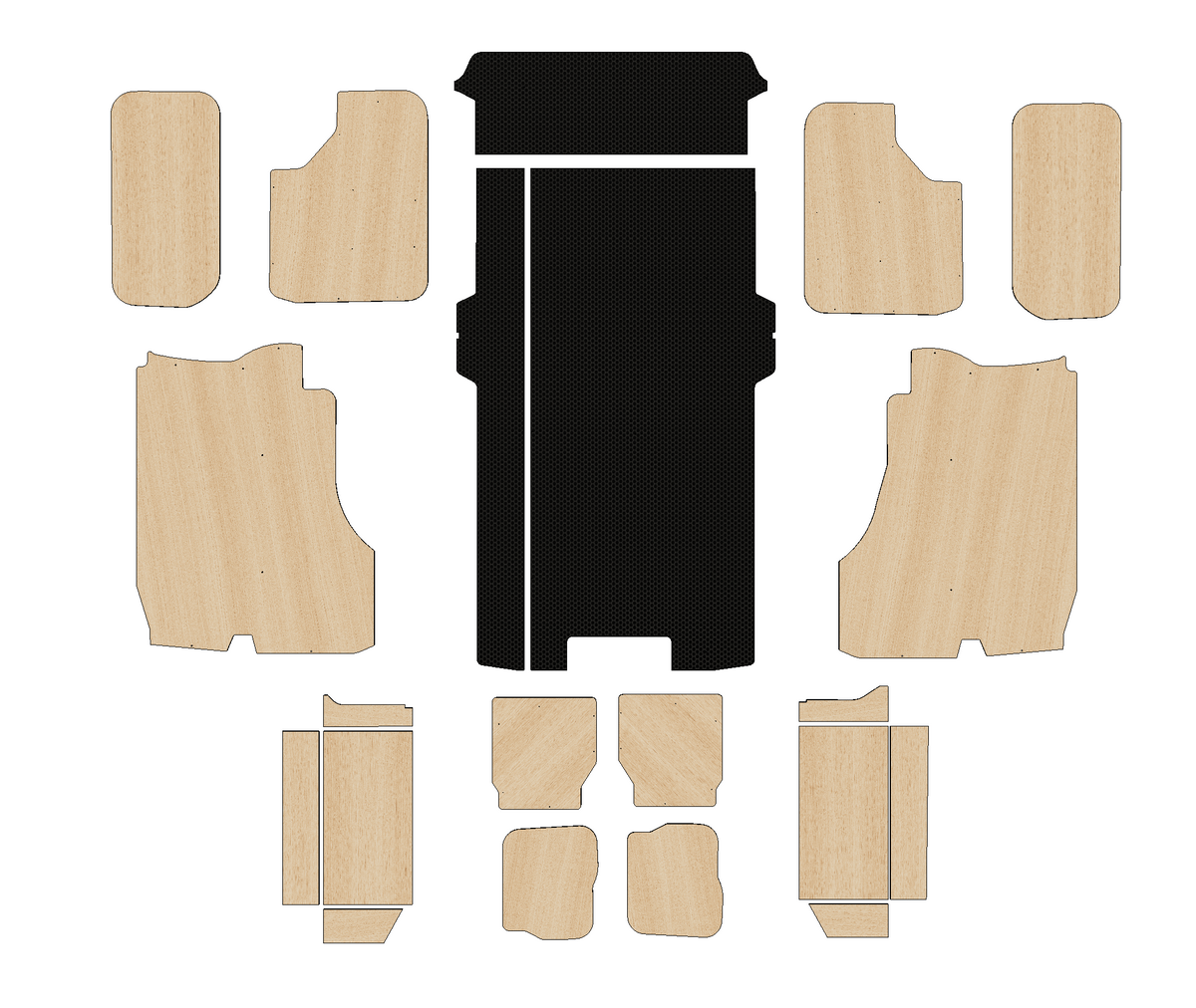 Fiat Scudo and E-Scudo 2022-Present - Full Ply Lining Kit