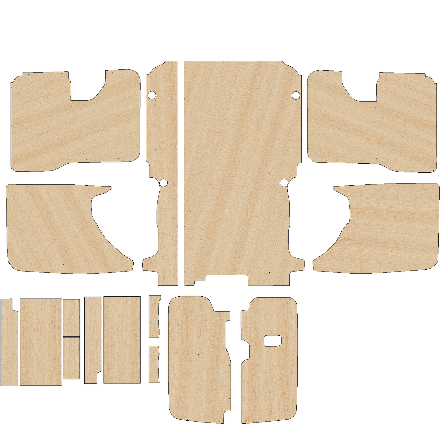 Peugeot Expert 2006-2016 - Full Ply Lining Kit