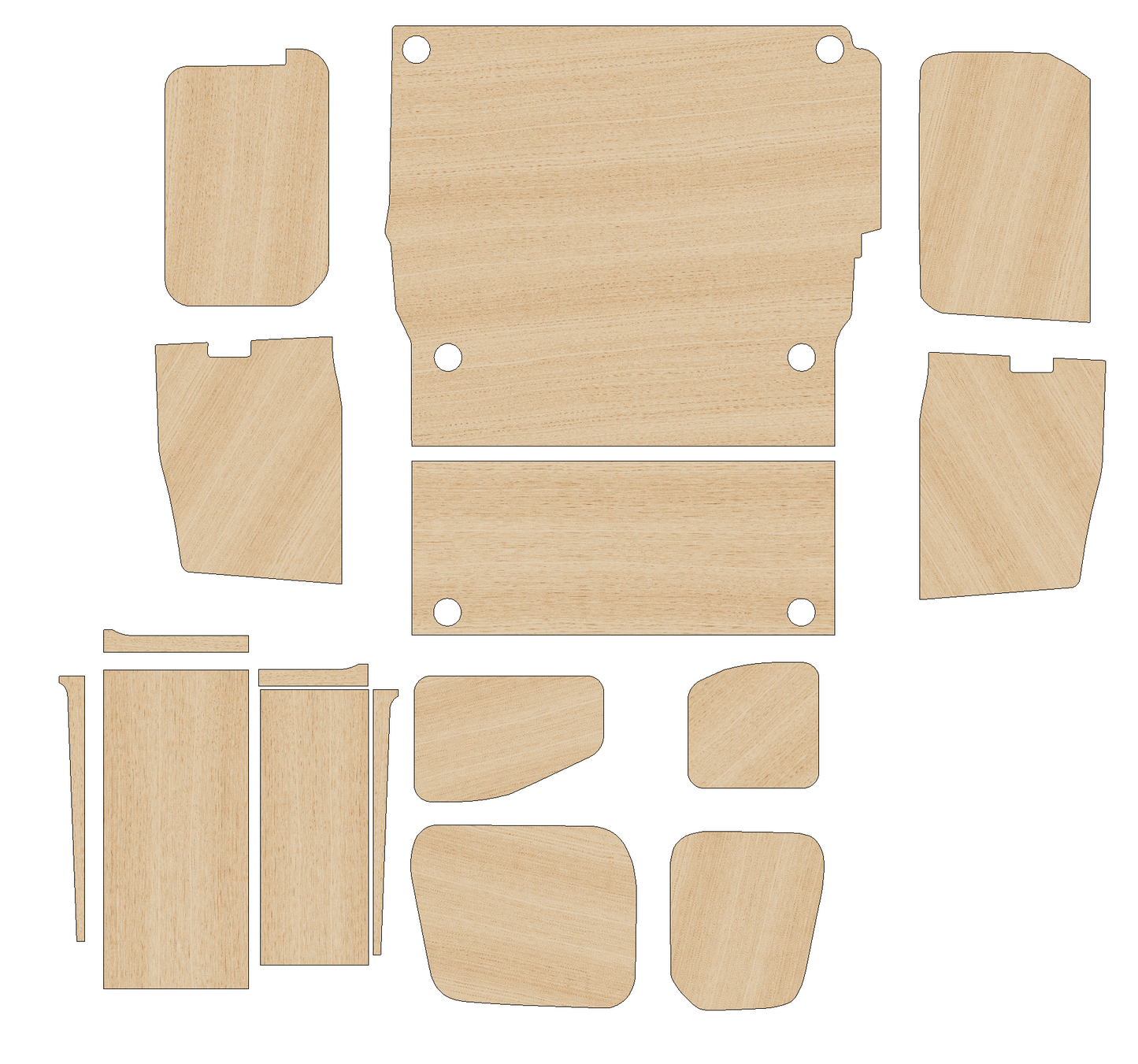 Peugeot Partner 2018 - Present - Full Ply Lining Kit