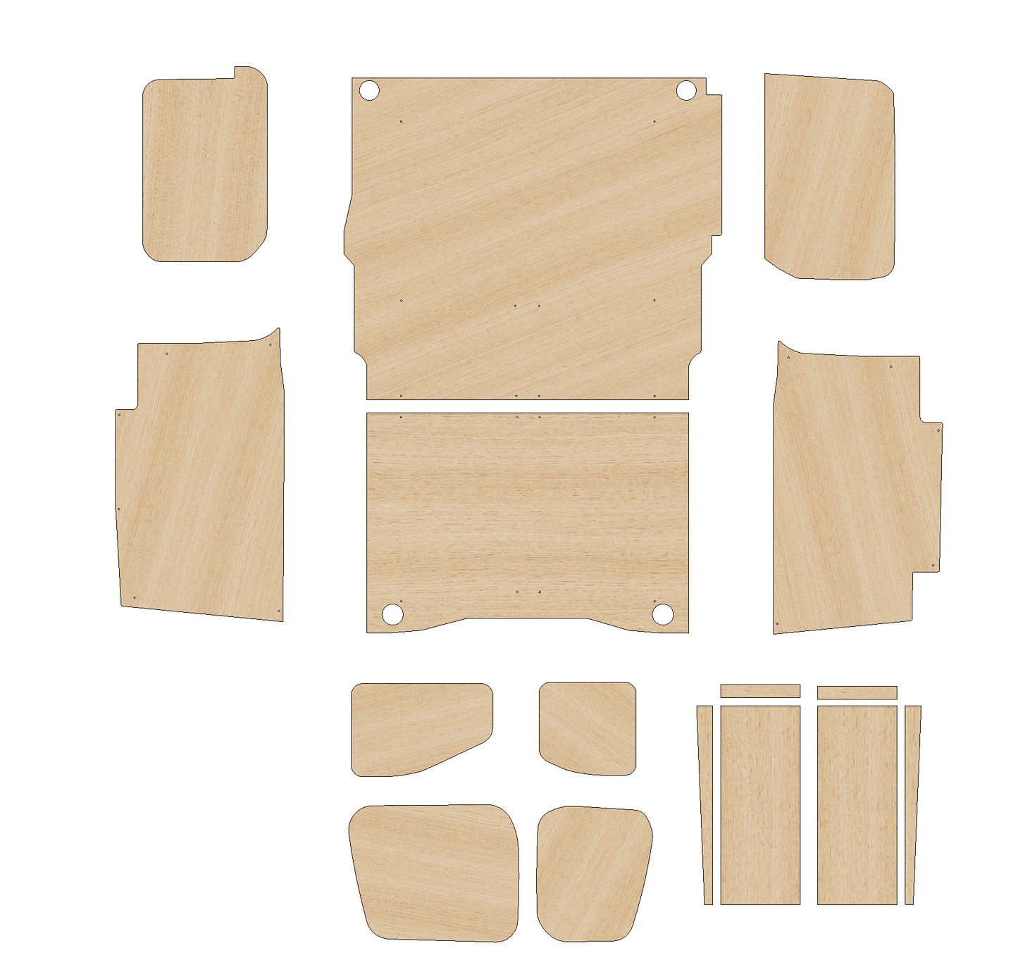 Peugeot Partner 2018 - Present - Full Ply Lining Kit