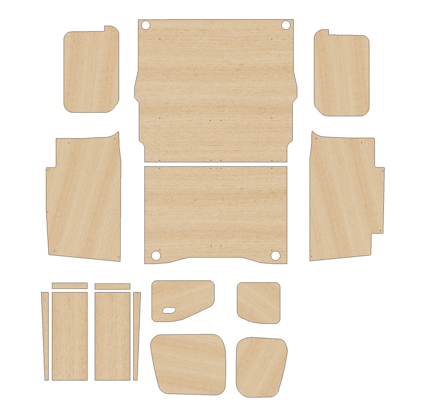 Peugeot Partner 2018 - Present - Full Ply Lining Kit