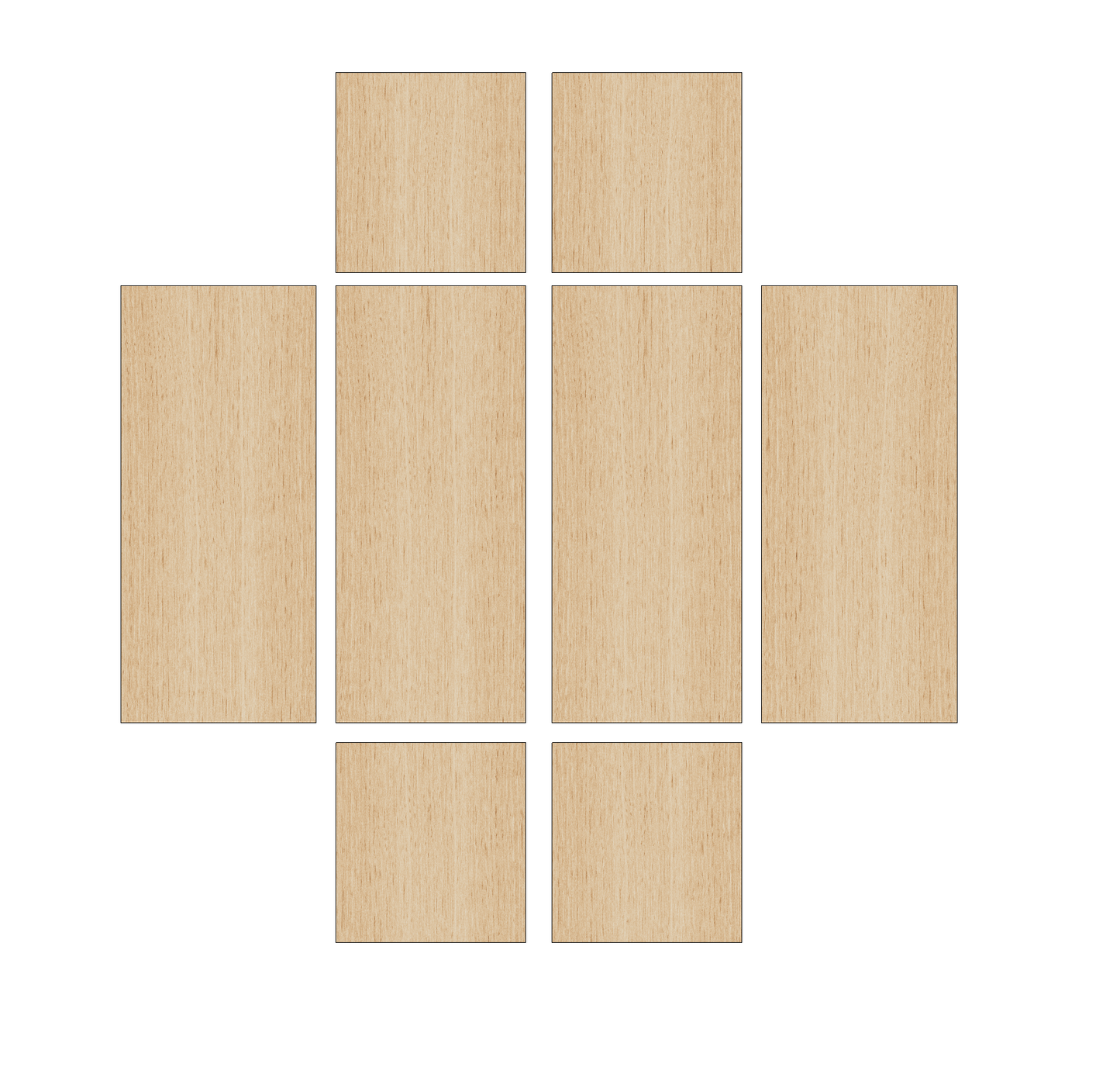 Vauxhall Movano 2010-2021 XLWB Double Wheel - Wheel Boxes Ply Lining Kit