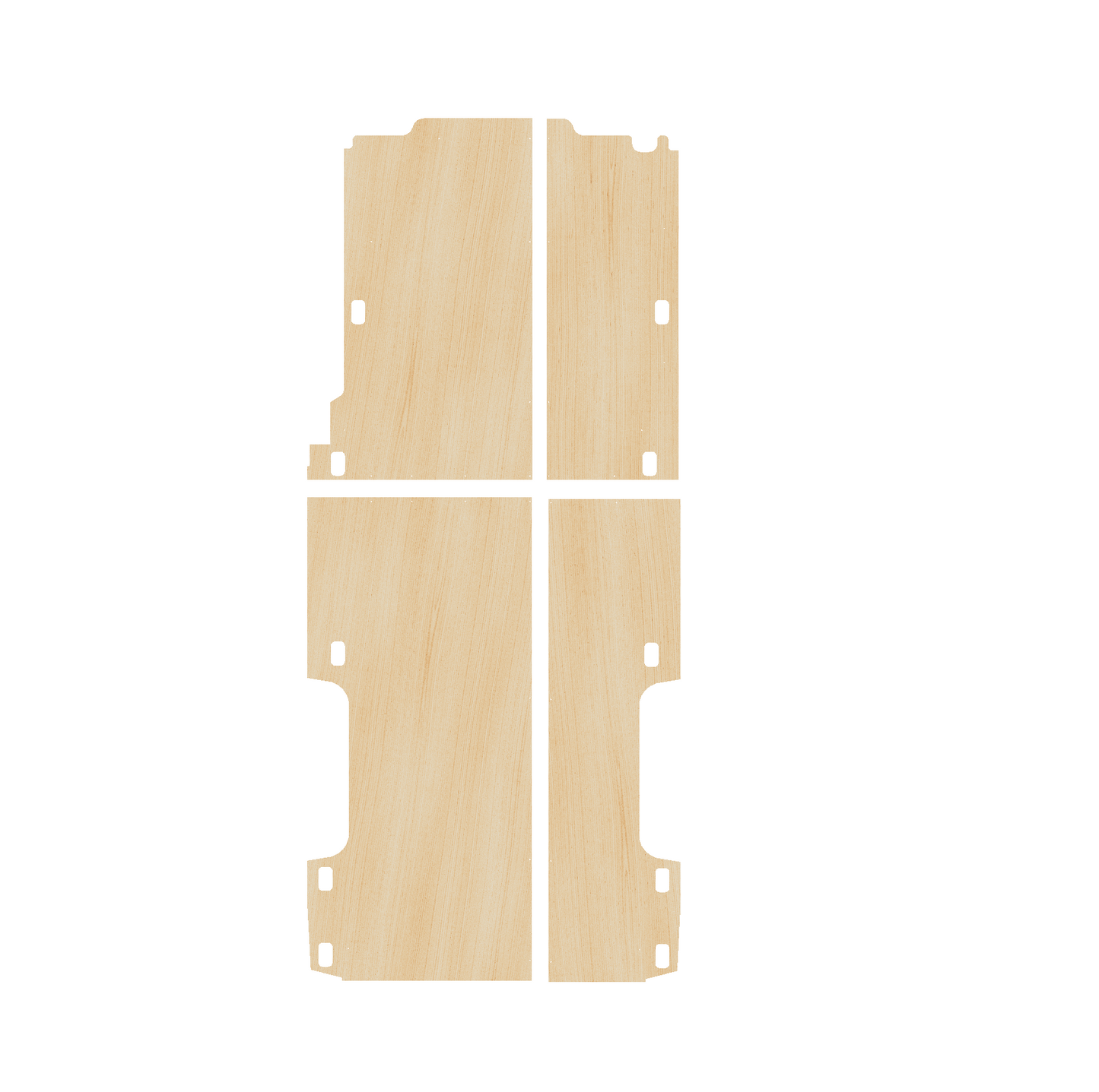 Volkswagen Crafter 2017-Present, LWB RWD - Floor Ply Lining Kit
