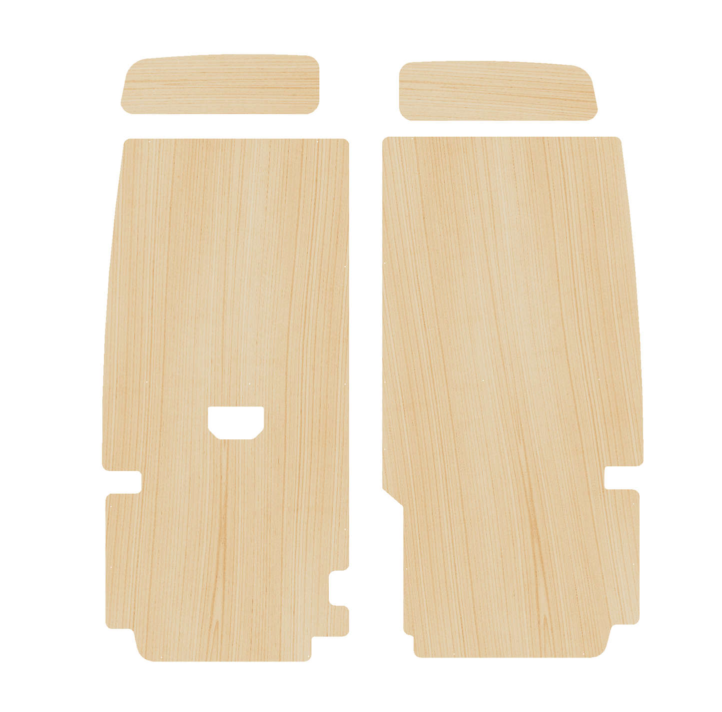 Volkswagen Crafter 2017-Present, LWB - Rear Door Panels Ply Lining Kit