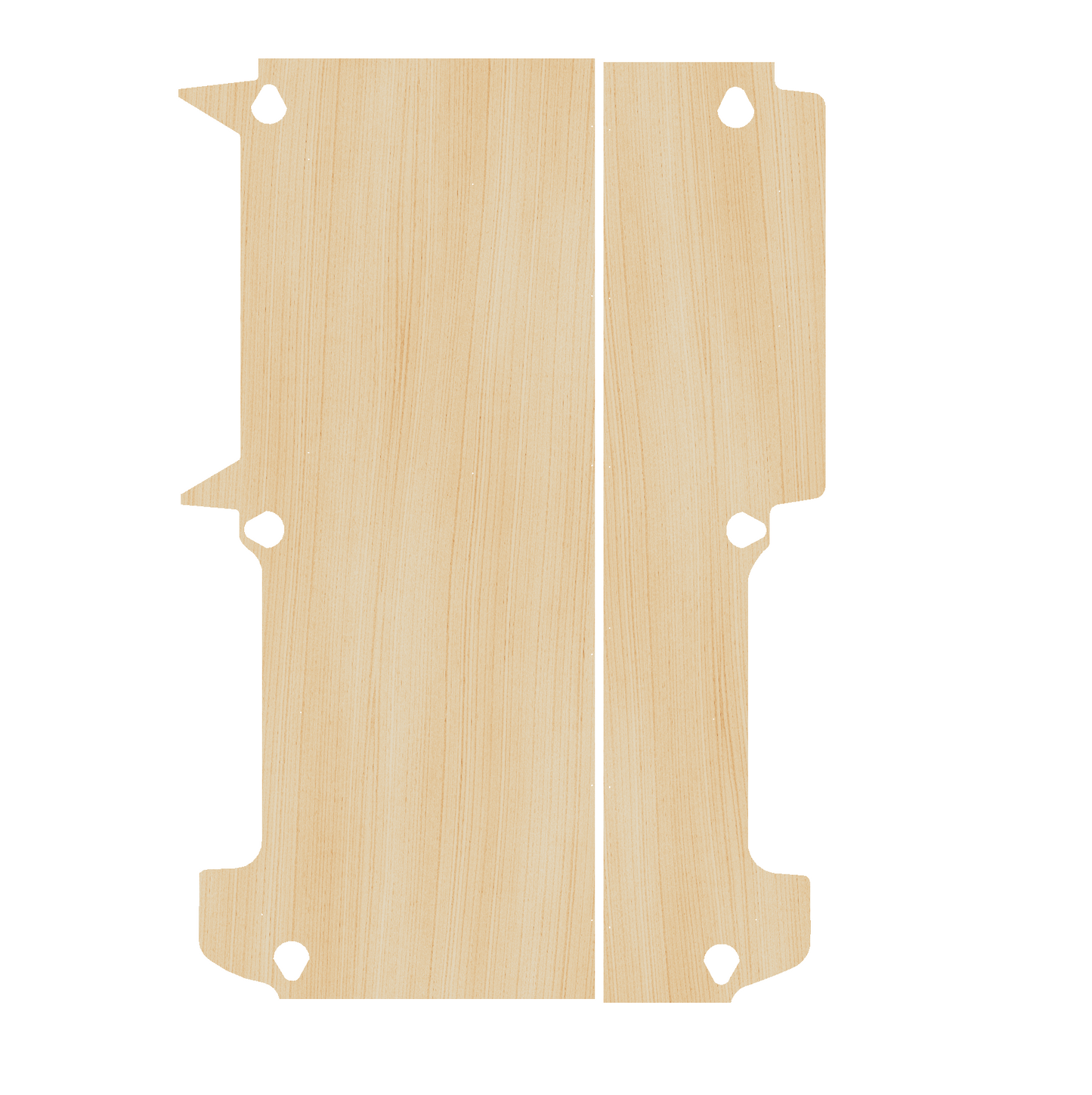 Volkswagen Transporter T5-T6 2003-2025 SWB Without Bulkhead - Floor Ply Lining Kit