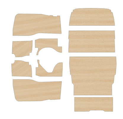 Citroen Berlingo 2008-2018 - Full Ply Lining Kit With Bulkhead