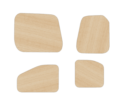 Citroen Berlingo 2008-2018 LWB - Rear Door Panels Ply Lining Kit