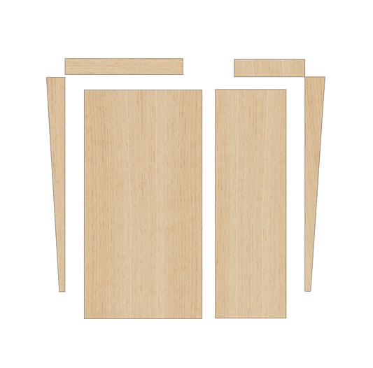 Citroen Berlingo 2008-2018 LWB - Wheel Boxes Ply Lining Kit