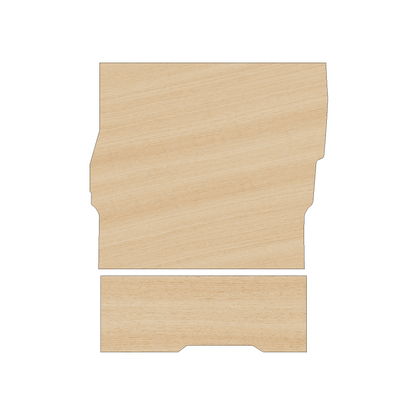 Citroen Berlingo 2008-2018 SWB One Sliding Door - Floor Ply Lining Kit