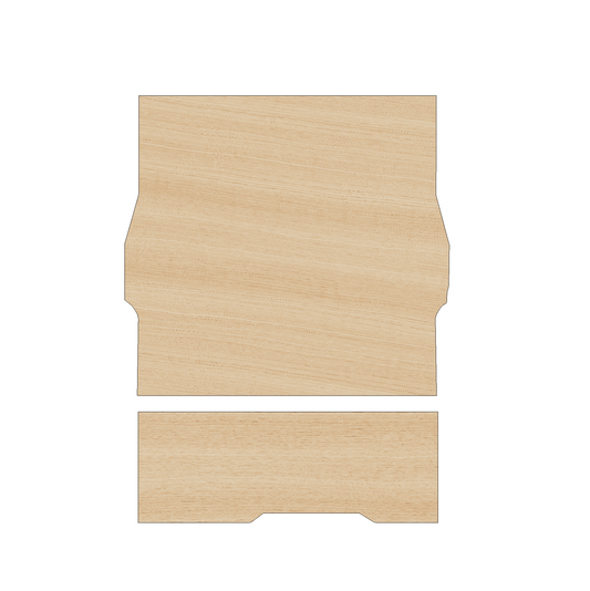 Citroen Berlingo 2008-2018 SWB Two Sliding Door - Floor Ply Lining Kit