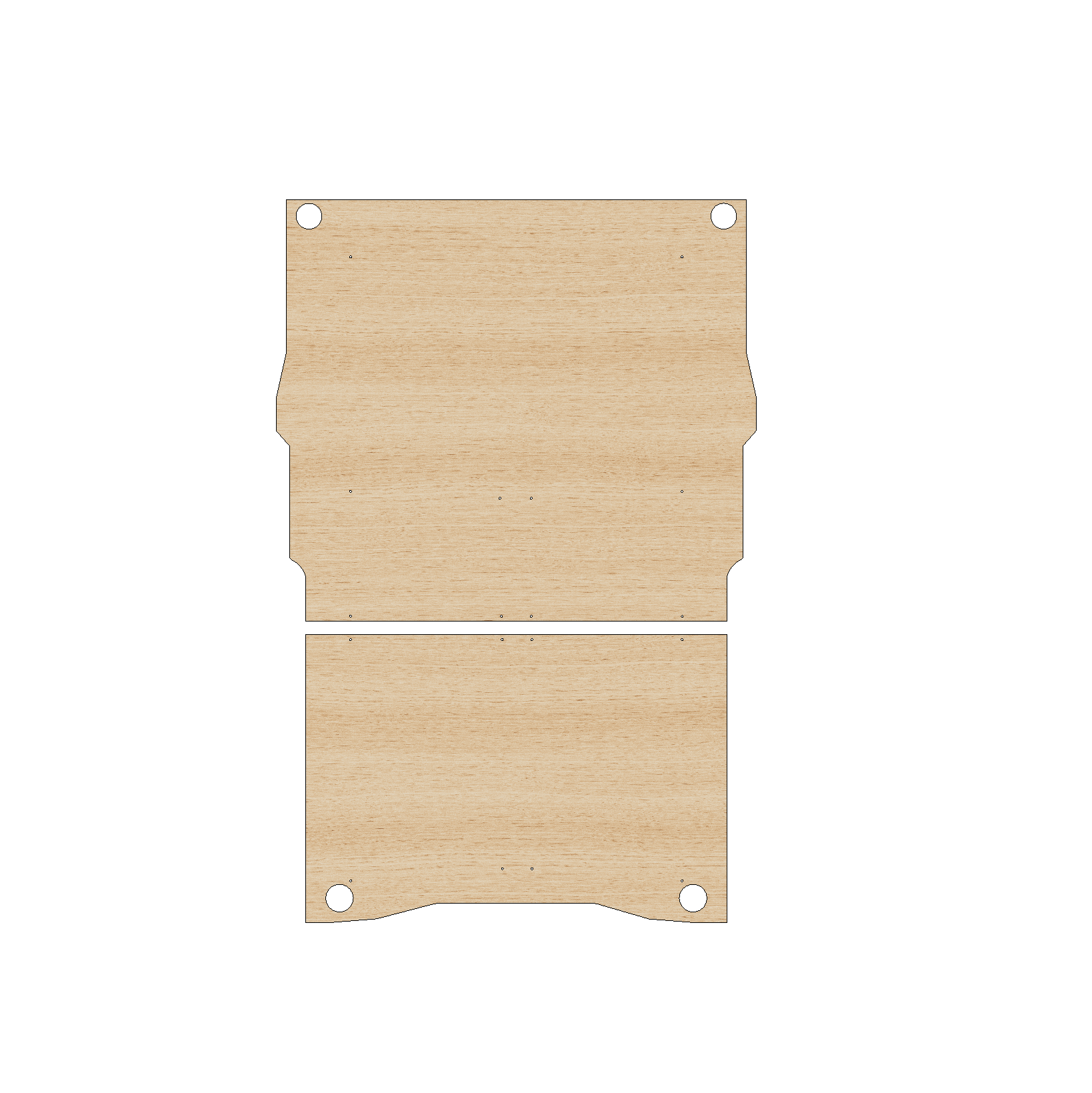 Citroen Berlingo 2018 - Present LWB Double Sliding Door - Floor Ply Lining Kit