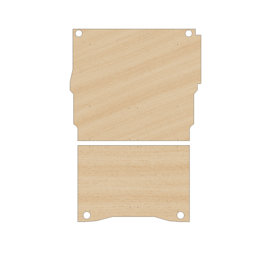 Citroen Berlingo 2018 - Present LWB Single Sliding Door - Floor Ply Lining Kit