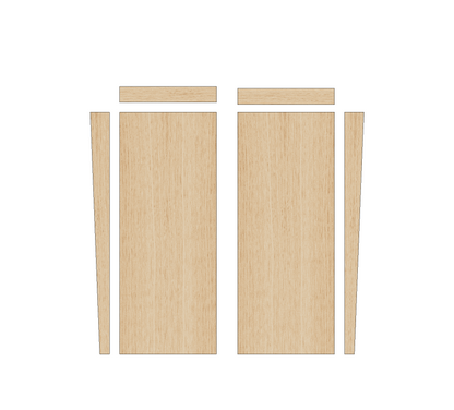 Citroen Berlingo 2018 - Present LWB - Wheel Boxes Ply Lining Kit