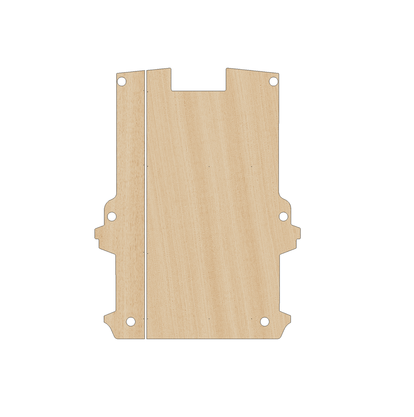 Citroen Dispatch 2016-Present SWB Compact - Floor Ply Lining Kit