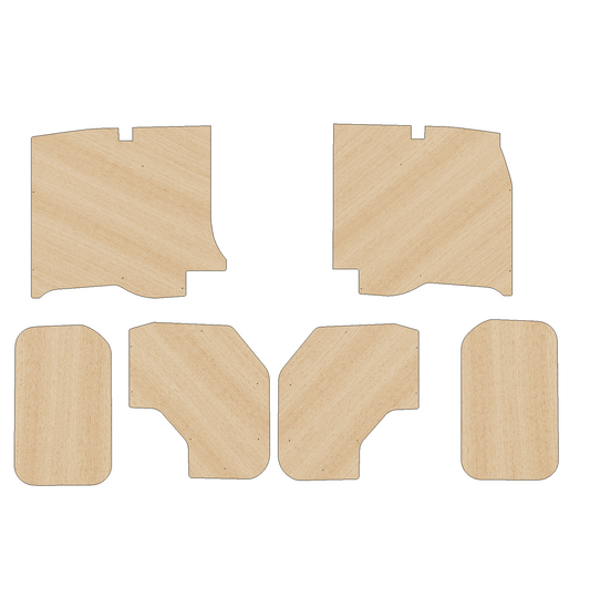 Citroen Dispatch 2016-Present SWB Compact - Side Panels Ply Lining Kit